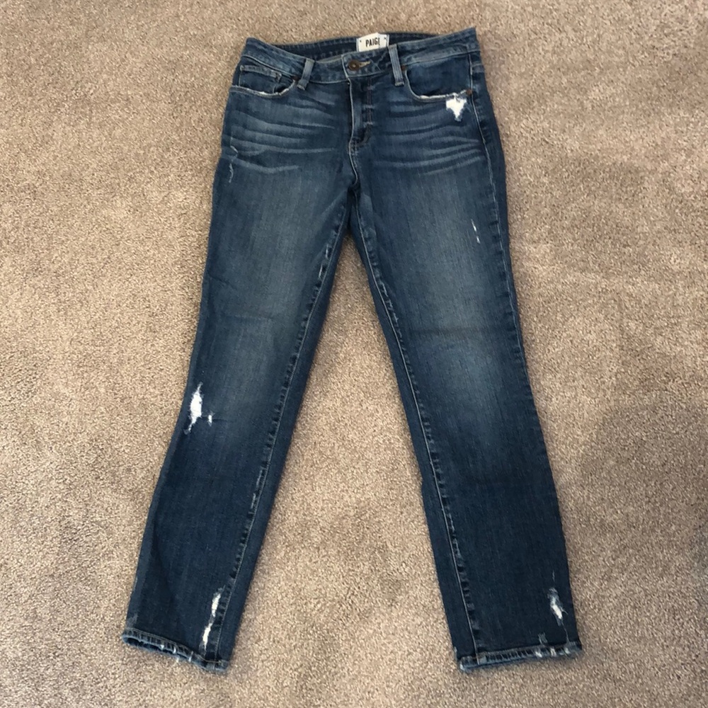 Paige High Rise Jimmy Jimmy Crop